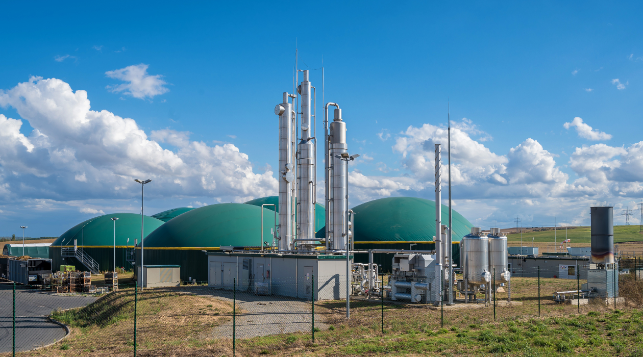 a commercial anaerobic digestion plant